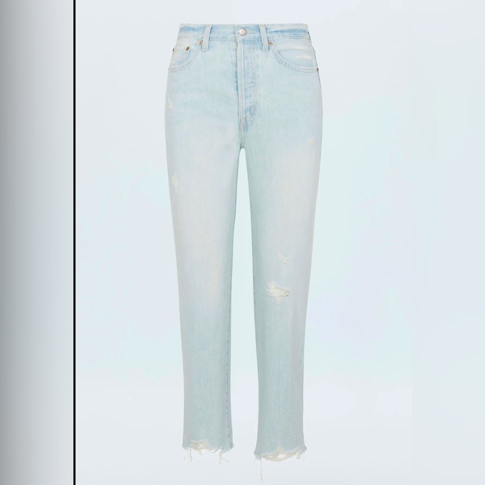 PISTOLA Light Wash High Waisted Distressed Jeans
Size: 28 Ready to Ship✅